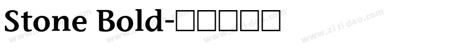 Stone Bold字体转换